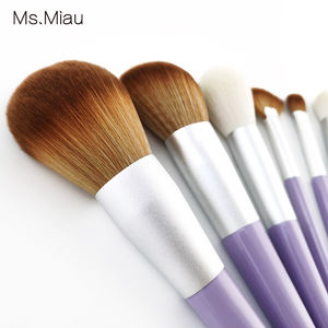 Ensemble de pinceaux de maquillage professionnels de luxe violet violet, 13 pièces/ensemble, logo personnalisé, outil de maquillage, ensemble de pinceaux de haute qualité - Product Image 3