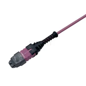 KEXINT With Push Pull Tab Switchable Polarity MTP/pro To LC USconnect Uniboot OM4 Fiber Optic Patch Cord
