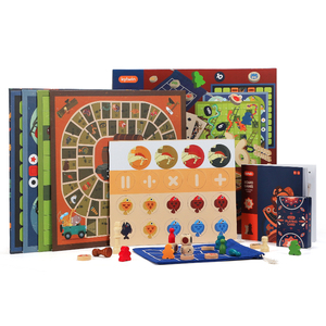 Juego de <span class=keywords><strong>Ajedrez</strong></span> Educativo de Madera 16 en 1 <span class=keywords><strong>para</strong></span> Niños KSF, <span class=keywords><strong>para</strong></span> Cultivar la Capacidad de Pensamiento y Cálculo de los Niños - Product Image 1