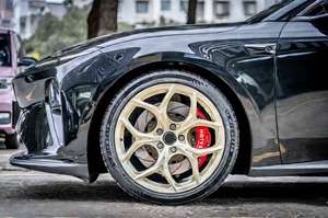 Ruedas Monobloque de Aleación de Aluminio Forjado SAiLen, PCD 5x120/5x112/5x114.3, 17-22 Pulgadas, Diseño Cóncavo Negro Semibrillante para Autos Audi - Product Image 4