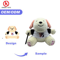 Boneka Alpaca Plush Custom Made Putih, Hewan Boneka Lembut untuk Toko Souvenir, Bersertifikat CE, 25cm, 100 Pcs MOQ, OEM