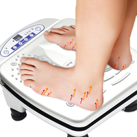 Masseur de pieds sans fil télécommandé Machine de circulation sanguine chauffante Vibration des pieds Compresse chaude Circulateur de sang