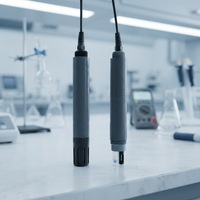 Sonde de surveillance de la qualité de l'eau industrielle en ligne 3 en 1 (pH, EC, Température) avec RS485 Modbus 4-20mA, haute précision, en acier inoxydable 316L
