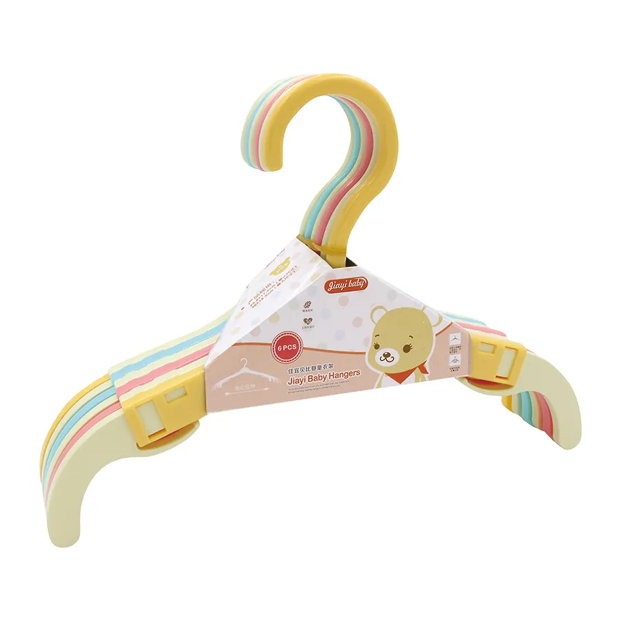 Plastic Hangers Foldable Hanger for Clothes Plastic Wholesale Cheap Colorful Baby Children Kids product form China
