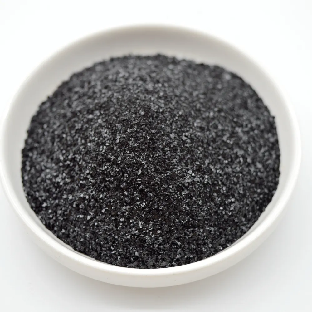 Factory Hot Selling black Shiny flakes/granular/powder/crystal Potassium Humate Used In Agriculture