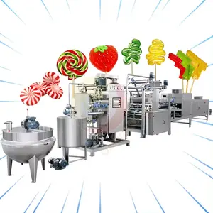 Gran oferta, máquina para hacer dulces de goma de Piruleta de gelatina suave dura multifunción completamente automática de acero inoxidable 304