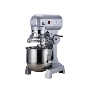 Máquina mezcladora de masa planetaria comercial, mezclador eléctrico de pasteles, mezcladores de alimentos industriales para panadería