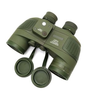Binoculares con Telémetro SECOZOOM 7x50 y 10x50, Impermeables, Flotantes, con Cristales Ópticos Bak4, para Observación de Aves y Viajes - Product Image 5