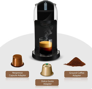 Cafetera eléctrica de fábrica de China para cápsulas expendedoras <span class=keywords><strong>Nespresso</strong></span> y urnas de té Expresso para electrodomésticos de cocina de Hotel - Product Image 3
