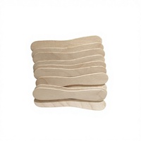 Bâtonnets de crème glacée ronds en bois de bouleau blanc, écologiques, portables, flexibles, faits maison, jetables, sûrs, de haute qualité, bon marché et très demandés