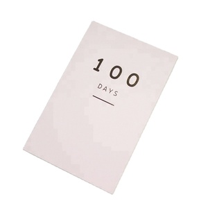 Custom A6 Cheap pink Mini pink 100 <strong>Days</strong> Printed <strong>Day</strong> <strong>Planner</strong> - Product Image 1