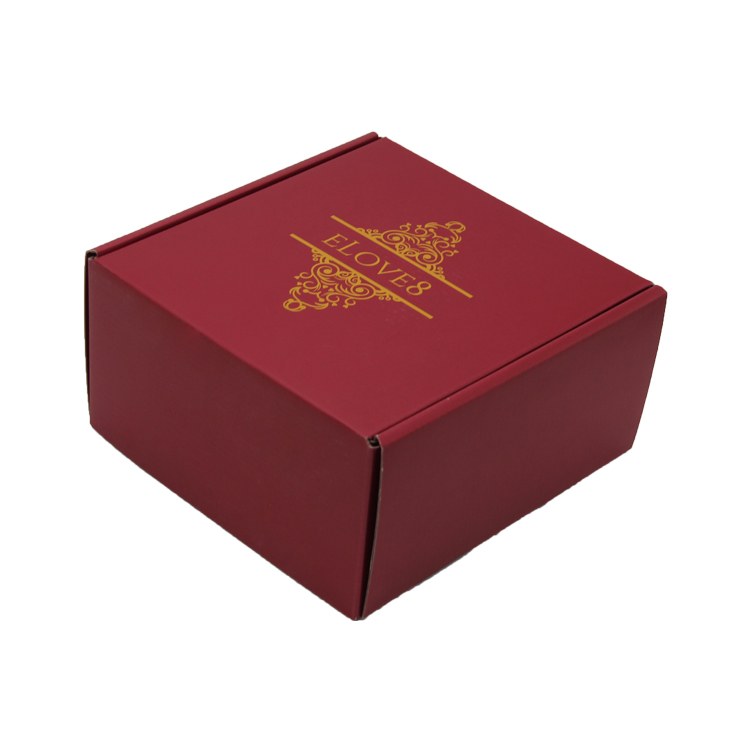 custom print fold holographic corrugated packing small business shipping mailer box packaging with logo