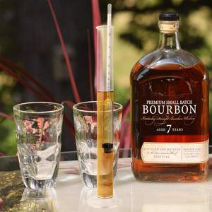 Alcoholímetro de 0-200 y Alcoholímetro Tralle de 0-100, Hidrómetro de Vidrio para Medir Alcohol - Product Image 6