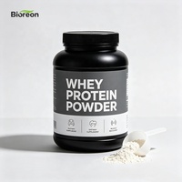 Poudre de Protéine de Lactosérum Brute à Base de Whey, Ingrédients Accessoires Personnalisés, Acceptation de Logo Personnalisé, Supplément Sportif, Commande en Gros