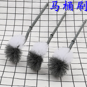 Escobilla para inodoro de plástico con mango largo de 370 mm y cerdas de 30 mm para limpieza del baño - Product Image 5