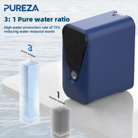 Système de filtration d'eau RO sous évier Glacier Fresh pour familles de 4 à 6 personnes, 5 étapes, rapport pur/d'eau usée 3:1