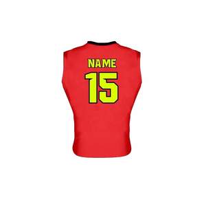 Conjunto de Entrenamiento de Compresión de Alta Calidad, Transpirable, Antibacterial, Sin Mangas, 100% Poliéster, Uniforme de Flag Football para Adultos, Personalizado OEM - Product Image 2