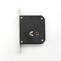Ensemble de serrures de porte en aluminium de sécurité avec clé, serrure à mortaise et cylindre de porte
