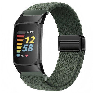 สายนาฬิกาไนลอนแม่เหล็กแบบปรับได้คุณภาพพรีเมียมจาก Win-Win Wholesale สำหรับ Fitbit Charge 6 5 4 3 - Product Image 4