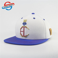 Casquette Snapback Personnalisée Broderie 3D Visière Plate Casquette de Baseball Chapeau de Fête Sportif Extérieur Fermeture Arrière avec Logo Brodé Couronne 3D