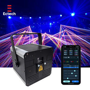 Projecteur DJ professionnel 10W RGB avec contrôle DMX 16 canaux, effets d'<span class=keywords><strong>animation</strong></span> 3D, laser en aluminium pour éclairage de scène DJ DMX pour club, <span class=keywords><strong>fête</strong></span>, mariage - Product Image 1