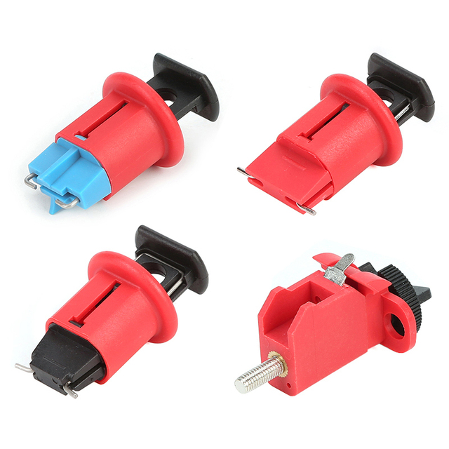 Easy Using Mcb Padlock Loto Lockout Safety Mini Miniature Circuit Breaker Lockout