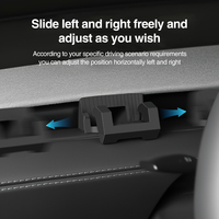 Support de téléphone antidérapant en silicone pour grille d'aération de tableau de bord pour Tesla Model 3 Highland / Model Y Juniper 2023-2026