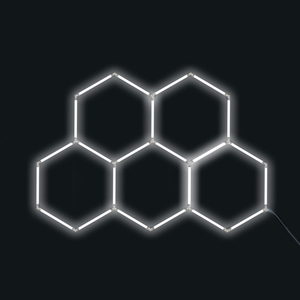 <span class=keywords><strong>Led</strong></span> hình lục giác nhà để xe đèn 192W 6500K siêu sáng 5 lưới xe chi tiết trần <span class=keywords><strong>LED</strong></span> ống cho nhà để xe kho hội thảo phòng tập thể dục - Product Image 2