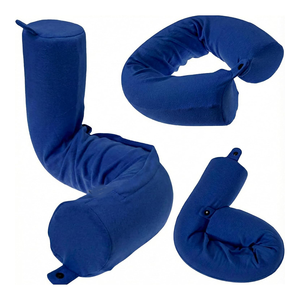 Almohada de Viaje de Espuma Viscoelástica <span class=keywords><strong>al</strong></span> por Mayor para Aviones, Soporte Ajustable y Flexible para el <span class=keywords><strong>Cuello</strong></span>, Almohada para Dormir - Product Image 1