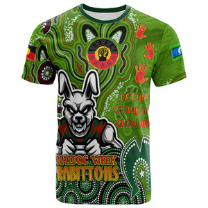 Nueva venta al por mayor de camisetas de los hombres Custom South Sydney Rabbitohs Polynesian <span class=keywords><strong>Pattern</strong></span> Rugby Fan Wear para reuniones de partidos - Product Image 2