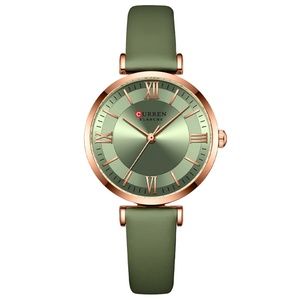 CURREN Fashion Women Watch Casual Elegance <span class=keywords><strong>orologi</strong></span> da <span class=keywords><strong>donna</strong></span> al quarzo <span class=keywords><strong>orologi</strong></span> da polso Charm <span class=keywords><strong>cinturino</strong></span> in <span class=keywords><strong>pelle</strong></span> orologio da <span class=keywords><strong>donna</strong></span> - Product Image 2