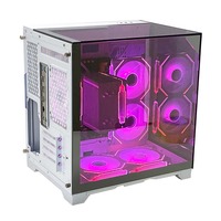 Pcooling Nouvelle conception Gaming M-Atx / Mini-Itx Boîtier d'ordinateur Pc Gaming Cpu Cooler Mid Tower Gaming Pc Cabinet