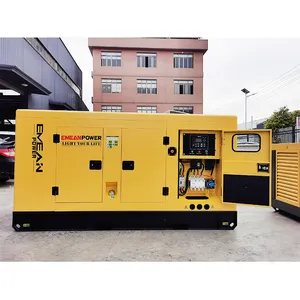 Gerador trifásico 380 volts à prova de som 85 kva 88kva 90 kw gerador diesel preço 100kv diesel da china