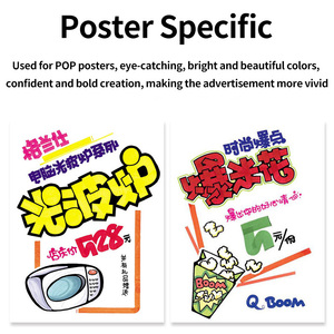 Stylos marqueurs professionnels pour affiches, pointe large, séchage rapide, marqueur artistique 6/12/20/30 mm pour la promotion en magasin et les affiches manuscrites - Product Image 6