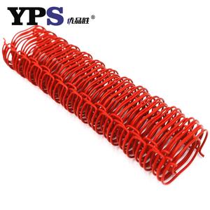 Parlak kırmızı <span class=keywords><strong>3</strong></span>:1 ikiz döngü Metal kitap ciltleme çift halka çift döngü ciltleme tel O - Product Image 5