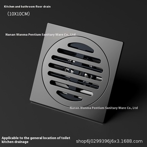 Drenaje de Piso Rectangular Moderno de Acero Inoxidable 304 de Gran Desplazamiento, Tubos de 75, Filtro Antiolor para Alcantarillado de <span class=keywords><strong>110</strong></span>, Baño, Inodoro, Cocina - Product Image 6