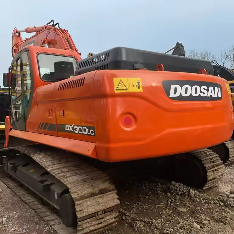 Korea б/у Doosan Dx300lc экскаватор 30 тонн Dx300 тяжелое оборудование Землеройная техника Doosan гусеничный экскаватор машина