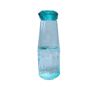 Botella de Agua de Vidrio con Cristales, 400 ml, Diseño Minimalista Ecológico, Regalo Promocional con Logotipo Personalizado - Product Image 3