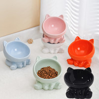Pet Dog Accessories Products <strong>Top</strong> <strong>Sellers</strong> Wholesale Cute Luxury Elevated Small Dog Cat <strong>Ceramic</strong> Food Bowl Feeders for Dogs
