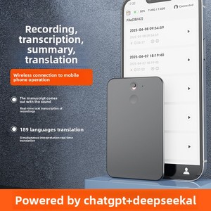 Transcripción <span class=keywords><strong>de</strong></span> Grabaciones, Resumen, Generación <span class=keywords><strong>de</strong></span> Resúmenes con IA, Generación Automática <span class=keywords><strong>de</strong></span> Abstractos, Equipo <span class=keywords><strong>de</strong></span> Transcripción Portátil - Product Image 3