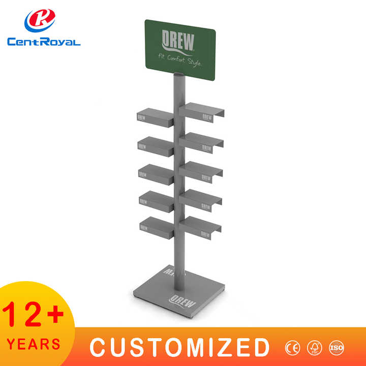 OEM/ODM Shelf Cowboy Hat Display Stand Supermarket Golf Cap Display