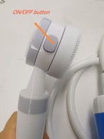Pompe de douche électrique rechargeable pour le camping en plein air, en ABS+PVC, avec plusieurs modes de pulvérisation pour toutes les saisons, randonnée, voyage