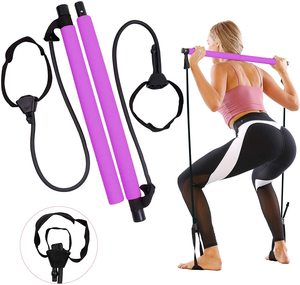Bastone da bar portatile per <span class=keywords><strong>pilates</strong></span> con fascia di resistenza/kit barra per <span class=keywords><strong>pilates</strong></span> con fascia di resistenza regolabile/barre per <span class=keywords><strong>pilates</strong></span> regolabili - Product Image 6