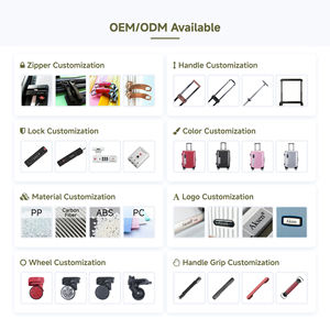 Valise Rigide Vintage Cabine Bagage à Main Trolley en PC avec Serrure TSA pour Voyages, Ensemble Mallettes Prix d'<span class=keywords><strong>Usine</strong></span> - Product Image 5