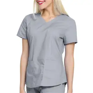 Set di scrub infermieristici da donna traspiranti di alta qualità pantaloni dritti uniformi ospedaliere alte scrub infermieristici carini sexy in stock