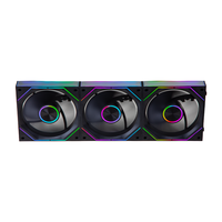Ventilateur de boîtier PC LED ARGB 120 mm, design coloré, avec refroidisseur liquide et interface 3/4 broches, incluant un ensemble de contrôleur ARGB