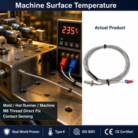 Le thermocouple à visser HUADONG est un capteur de température de contact couramment conçu avec une structure filetée M6.