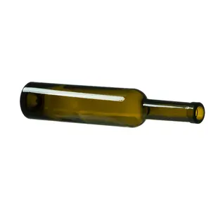 375 ml 골동품 라운드 그린 Bellissima 아이스 와인 유리 병