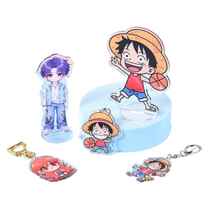 One Piece Acrylic <b>Keychains</b> With Standee Custom <b>Anime</b> Merchandise Unisex Gift Decorative Ornaments - Product Image 4
