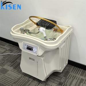KISEN - Mueble de Acrílico Blanco Moderno para Salón de Belleza y Spa, con Circulación de Agua Ajustable, Reposapiés Extraíble y Fácil de Limpiar, para Uso Comercial - Product Image 5